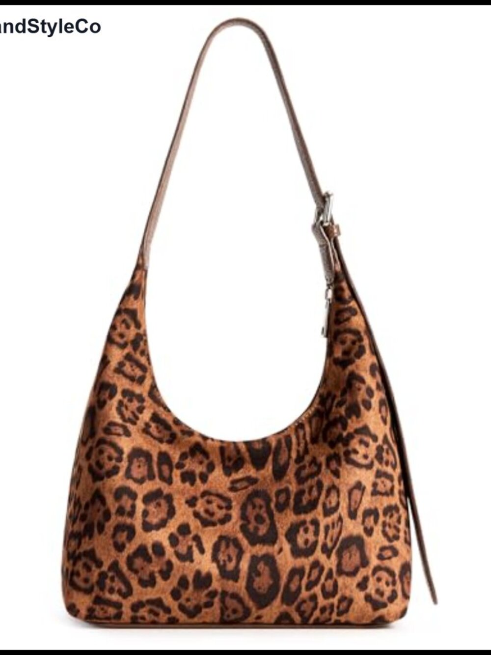Faux Leather Hobo Tote Bag Adjustable Crossbody Vegan Leather Purse